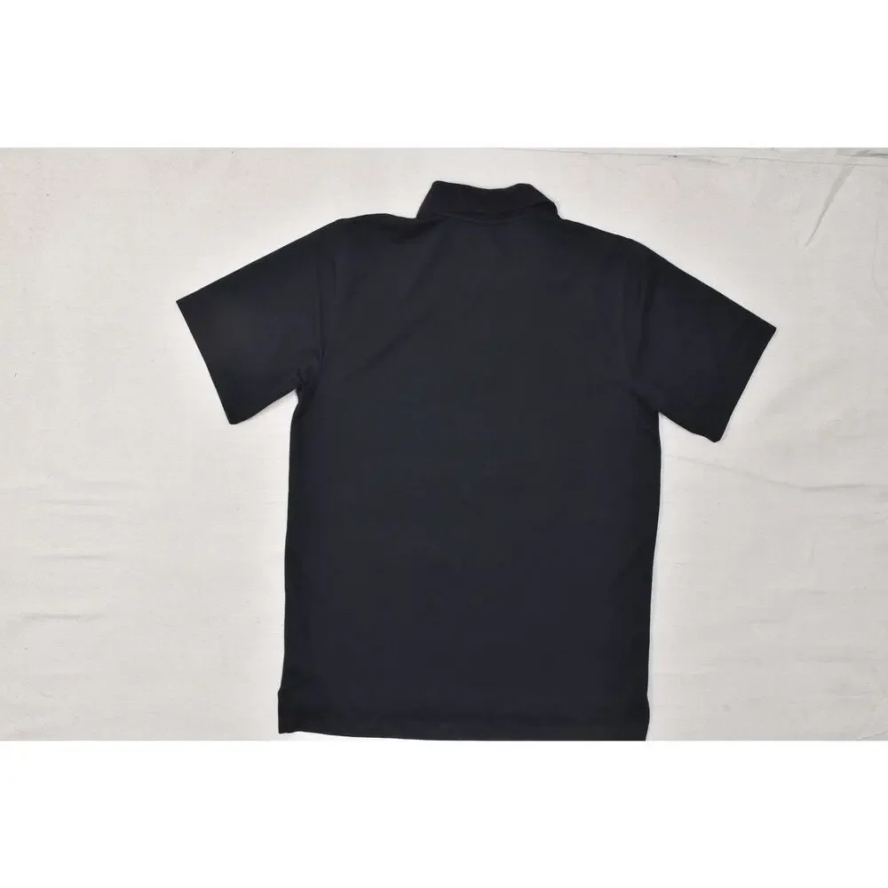 Adidas Golf Climalite 3XL2 Black Polo Shirt Men's Short Sleeve Collared Snap